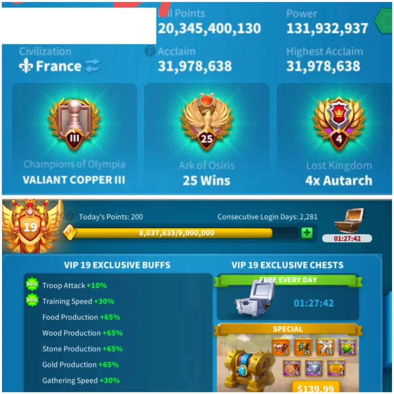 8 KITA FULL SARI SET DEVASA VİP 19 ! 64 EKİPMAN-34 KRİTİK/30B KAYNAK/20 MİLYAR KİLL!