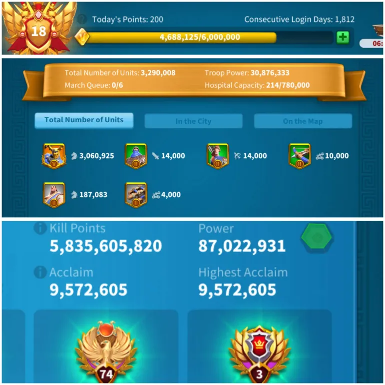 FUL V SETLİ SÜVARİ RALLY & GARNİZON HESABI VİP 18 !3000G HIZLANDIRMA İLE!