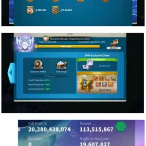 54 EKİPMAN-24 KRİTİK DEV SVİP !20B KİLL/30B KAYNAK/4500G HIZ!