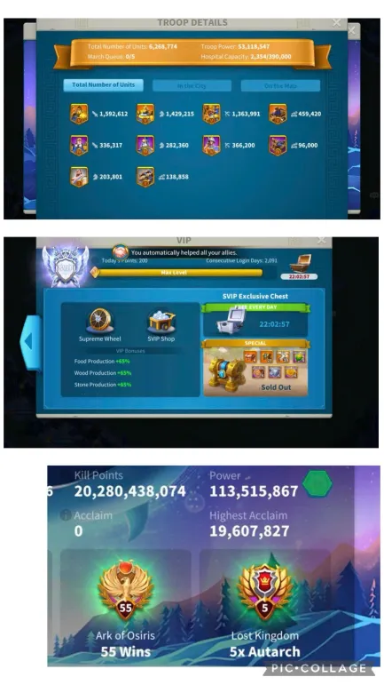 54 EKİPMAN-24 KRİTİK DEV SVİP !20B KİLL/30B KAYNAK/4500G HIZ!