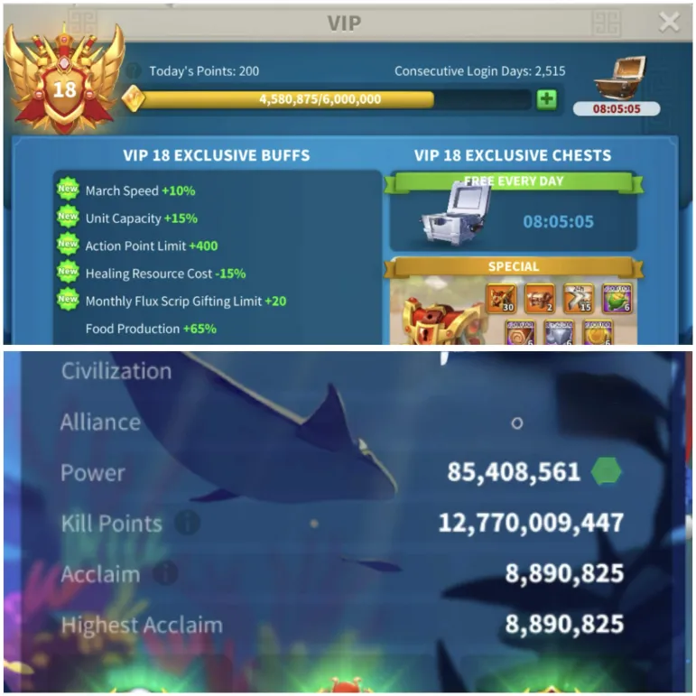 36 EKİPMAN-27 KRİTİKLİ VİP 18 ! 30 MİLYAR KAYNAK/12B KİLL İLE!