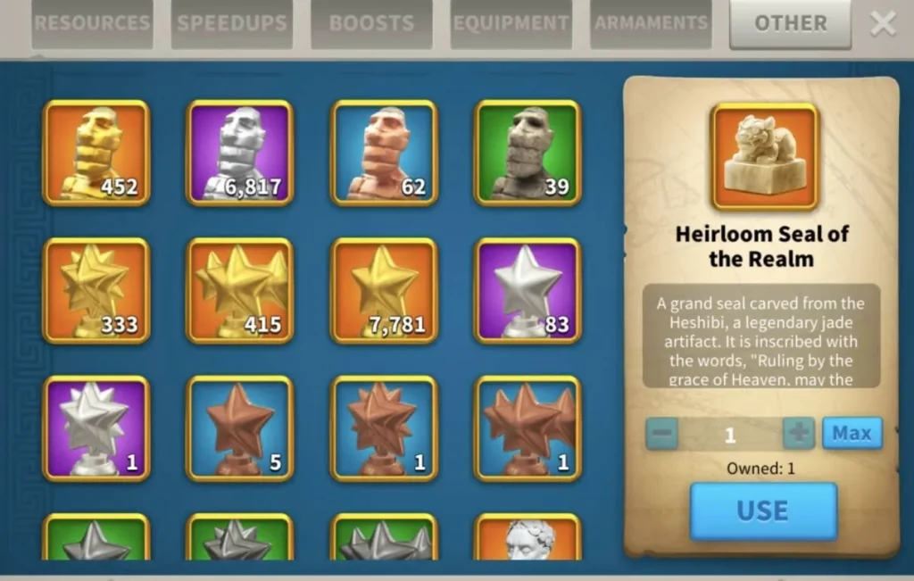 6 KITA FULL SARI SET SVİP ! 54 EKİPMAN-29 KRİTİK/57 FULL KOMUTAN +7 TEMA!