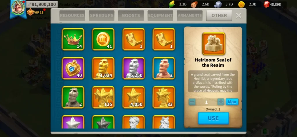 HAZIR GÖÇ 5 KITA FULL SARI SET VİP 18 ! 44 EKİPMAN/10B KİLL/13B KAYNAK İLE!