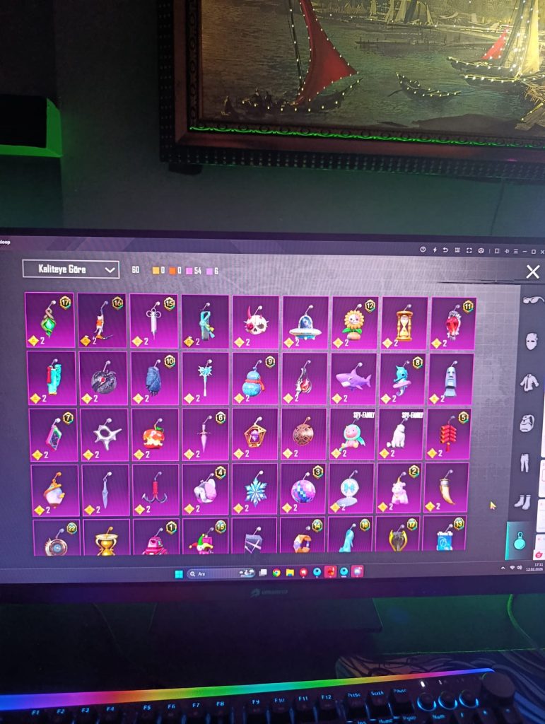 DOLU DOLU PUBG MOBİLE HESABI