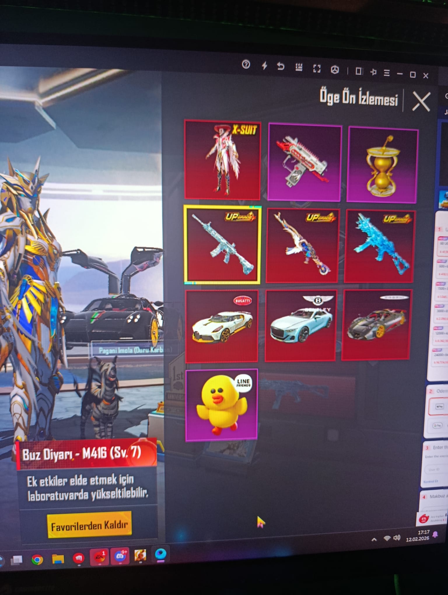 DOLU DOLU PUBG MOBİLE HESABI