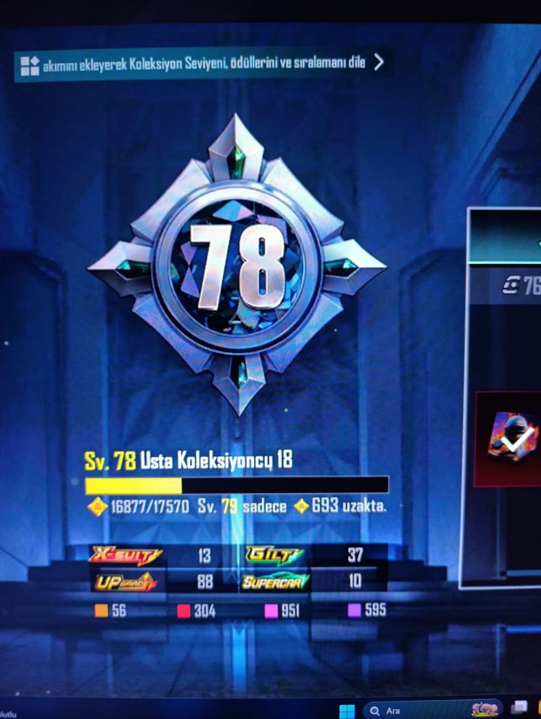 ORTA BÜTÇELİ PUBG HESABI DOLUSUNDAN