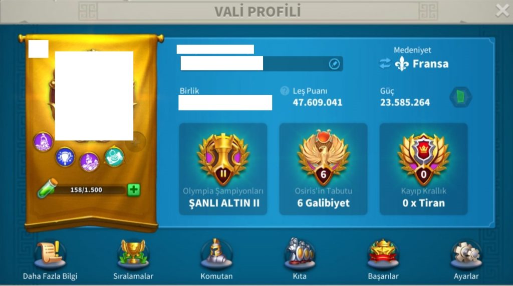 VİP13 // T4 // 160 GÜNLÜK TAZE HİÇ GÖÇ ETMEMİŞ SEZON2 HESABI ! SEZON2 BAŞLANGICINDADIR ! FIRSATI KAÇIRMA !