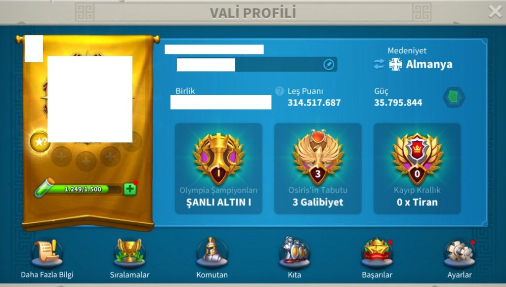 SEZON2 YE İSTEDİĞİNİZ KD GÖÇ ETTİREBİLİR VİP14 // T4 HESAP ! GÖÇ YAPMAMIŞ ! 216 GÜNLÜK GÖÇ HAKKI MEVCUTTUR ! 4 TEMEL KVK2 KOMUTANINA SAHİPTİR ! MİNO ÇEKİLMİŞ ++ YSG VE SELELHADDIN MEVCUTTUR ! SEZON2 CİLERE ÖZEL SEÇME HESAP !