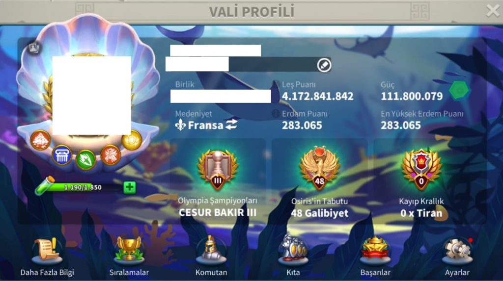 5 KITA FULL SET LEGANDARY İNF PİYADE AĞIRLIKLI HAZIR GÖÇ EDEBİLİR VİP17 HESAP ! 12B RSS ! 500 GÜN HIZ ! PRİME KOMUTANLAR !