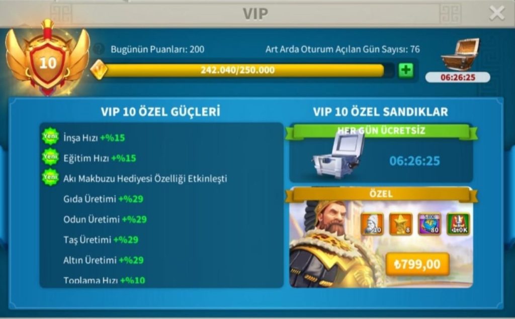 VİP11 HİÇ GÖÇ YAPMAMIŞ 76 GÜNLÜK HAZIRLIK SEZONU HESABI ! 197 ADET EVRENSEL KAFA !