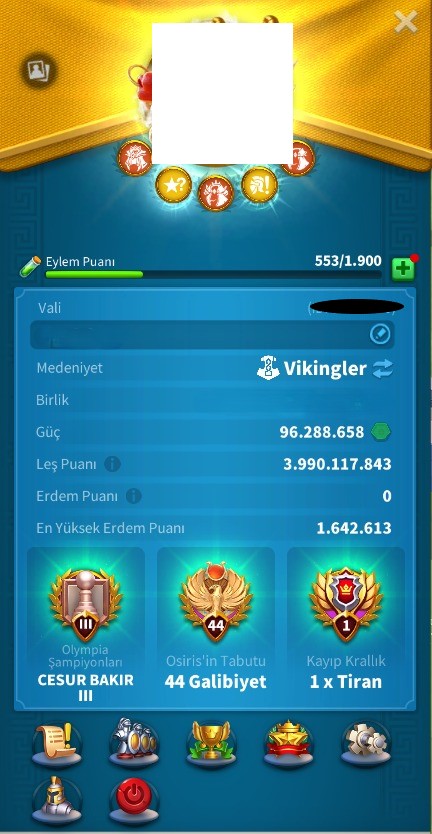 VİP18 // 5 KITA FULL SET LEGANDARY HESAP !! BU FİYATA YOK ! ACİL SATDADIR !!!  48/18 KRİTİK ! VİP DESTEK MEVCUT !  10B RSS ! +493 GUN GENEL HIZ ! 526 ADET EVRENSEL KAFA !  2 ZENİTH 4 KVK TEMASINA SAHİP BU FIRSATI KAÇIRMA !!!