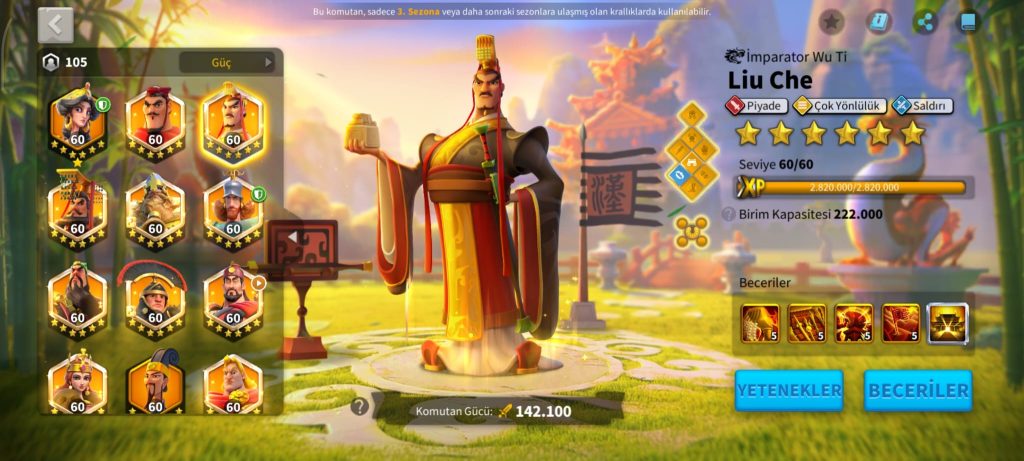 VİP 15 – GÖÇE HAZIR – 14B RSS – 80M GÜÇ