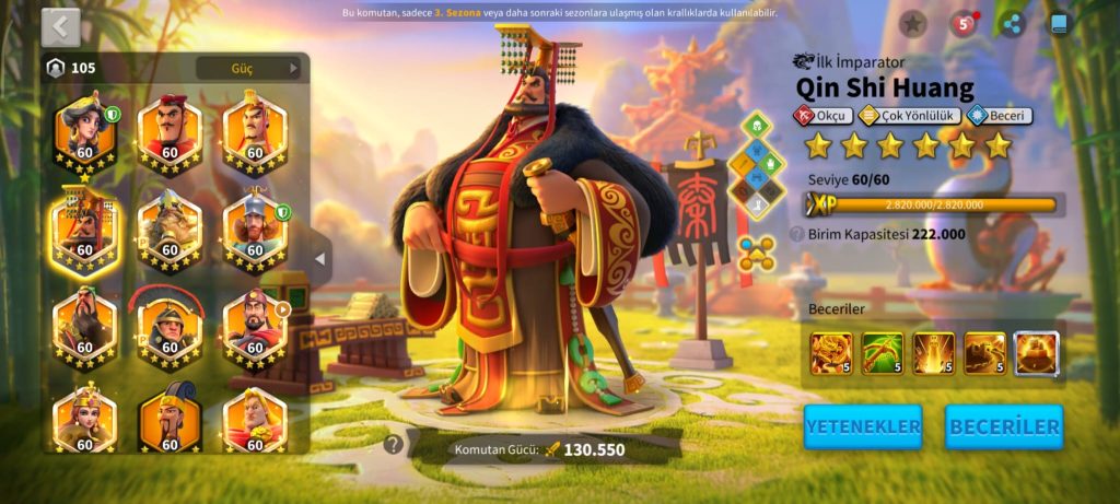 VİP 15 – GÖÇE HAZIR – 14B RSS – 80M GÜÇ