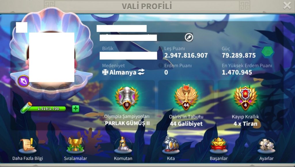 BALİNA PROFİLLİ ! VİP16 5 KITA AÇIK ALAN // 21B RSS ! 450 GÜN HIZ ! 41/11 KRİTİKLİ META PRİME HESAP !