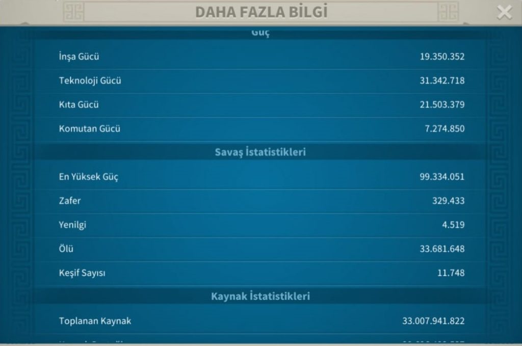 5 KITA FULL SET LEGANDARAY VİP17  HESAP ! VİP18 E SON 100K ! YATIRIMLIK !  FULL META PRİME ! 850 EVRENSEL KAFA ! 30B RSS ! 1100 GÜN HIZLANDIRMALI !