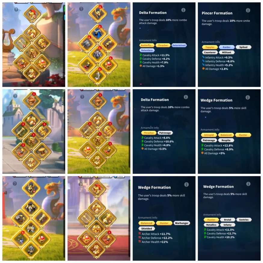 🔥6 KITA FULL SARI SET  VIP 18!  20B KAYNAK/54 EKİPMAN/45 MAX KOMUTAN ! 🔥