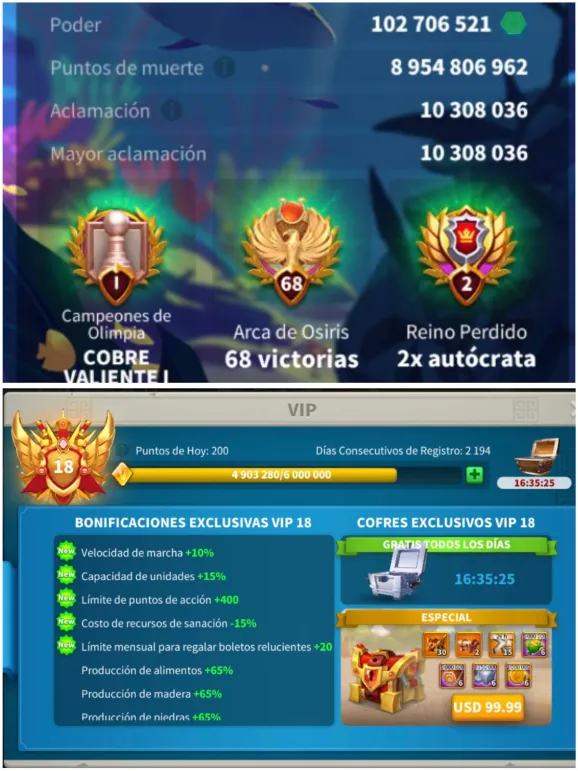 🔥 VIP 18 STATÜSÜNDE, 2810 GÜN HIZLANDIRMALI VE 30 MİLYAR KAYNAKLI SAVAŞ MAKİNESİ! 🔥