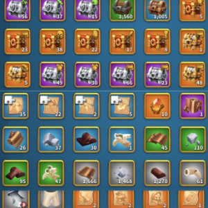 🔥 HAZIR GÖÇ VIP 18 SEVİYESİNDE, 1056 ALTIN HEYKELLİ KELEPİR SAVAŞÇI HESABI! 🔥