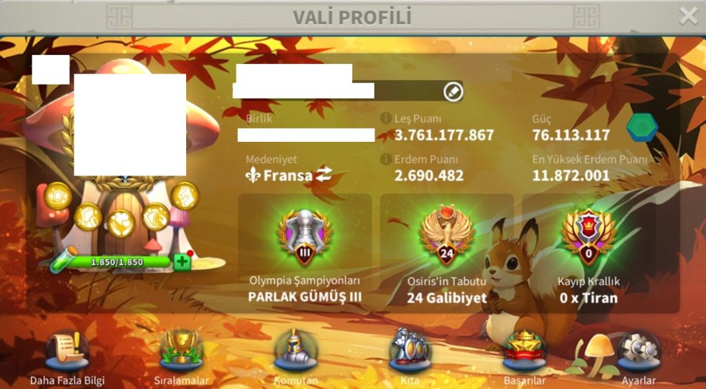 VİP17 FULL META PRİME HESAP ! 5 KITA FULL SET LEGANDARY HESAP ! +1 KOLYESİZ KITA TOTAL 6 KITALI HESAP ! 1363 GÜN HIZLANDIRMA ! 16B RSS !