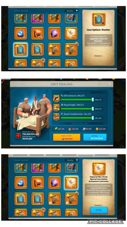 🔥HAZIR GÖÇ 6 KITA FULL SARI SET VİP 18 ! , 2003 ALTIN HEYKELLİ VE 3600 GÜN HIZLANDIRMALI DEVASA STOK! 🔥