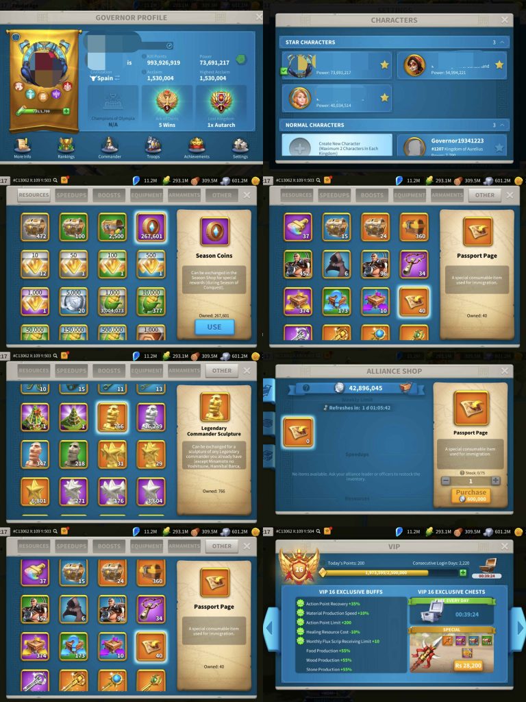 3 ZENİTH TEMA //2800 GÜN HIZLANDIRMA//GÖÇE HAZIR VİP 16 !!