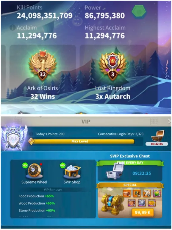 🔥 6 KITA FULL SARI SET SVİP , 24 MİLYAR KP 48 EEKİPMAN 20 KRİTİK  DEV SAVAŞ HESABI! 🔥
