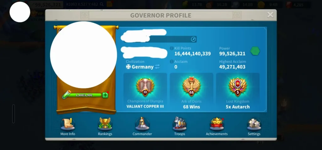 🔥 VIP 19 SEVİYESİNDE, SVIP YAKINI, ZENITH GÖRÜNÜMLÜ GÖÇE HAZIR DEV SÜVARİ HESABI! 🔥