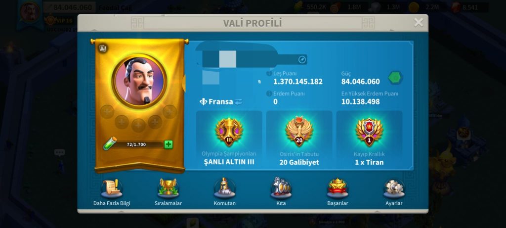 GÖÇE HAZIR MUHTEŞEM VİP 16 HESABIMIZ SİZLERLE