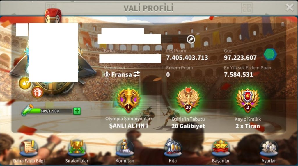 VİP19 HAZIR GÖÇ EDEBİLİR 588 GÜNLÜK GENÇ VE TAZE HESAP ! 1500 GÜN HIZLANDIRMA // ÇANTADA 20B ! + ÜZERİNDEDE 60B RSS İLE VERİLECEKTİR ! REKOR RAKAMA DEĞİL KELEPİR FİYATA SATIYORUZ ! BU HESABI KAÇIRMA ! BALİNA PROFİL + 7.5B KP ! ARA BULAMAZSIN !