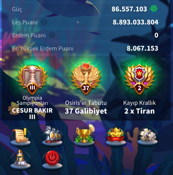 VİP19 HAZIR GÖÇ EDEBİLİR 5 KITA FULL SET LEGANDARY SET ! +10B RSS // 1550 GENEL + 1040 EĞİTİM ! 9B KP !