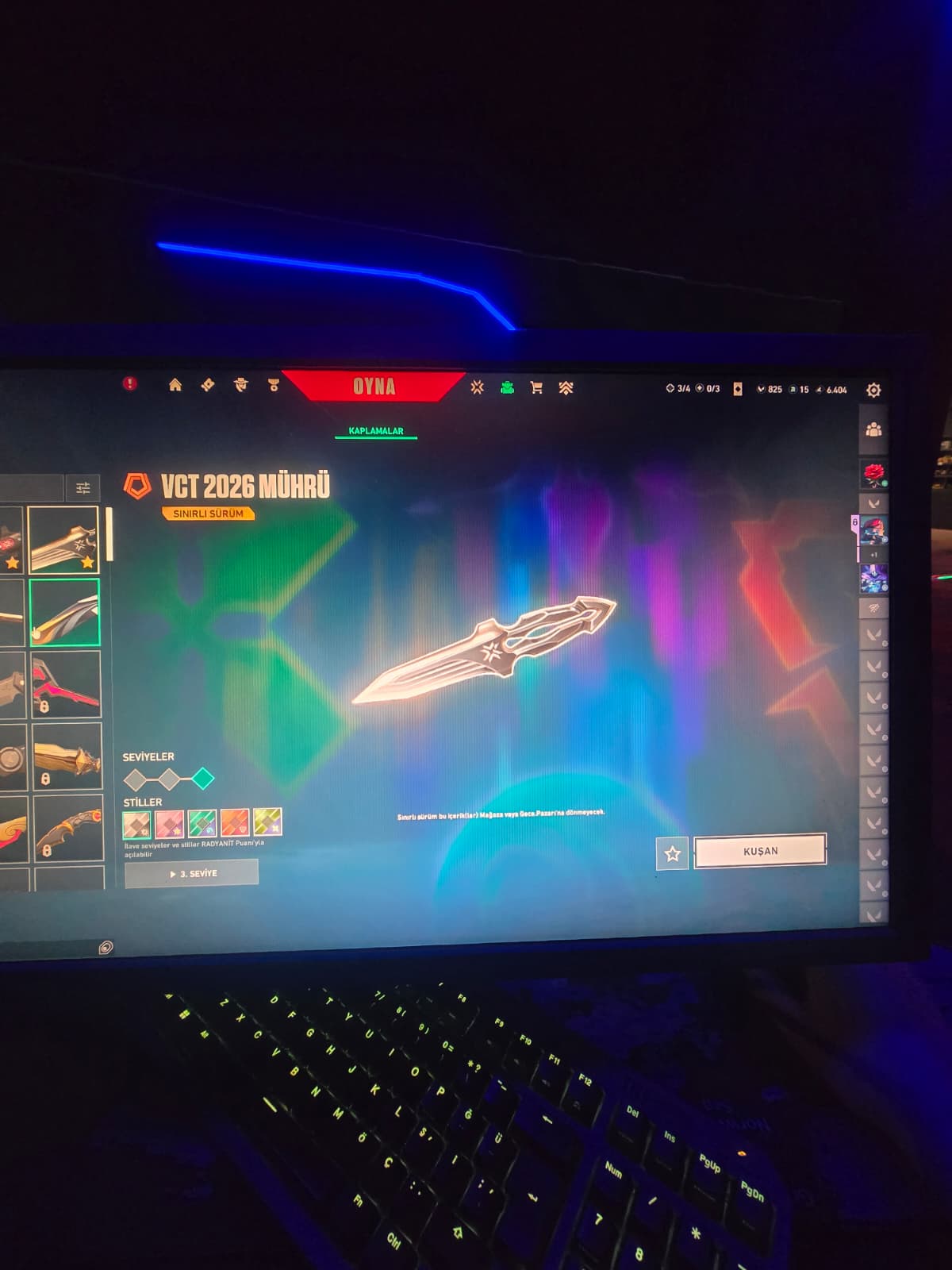 VALORANTIN NADİR HESAPLARINDAN BİRİSİ (BU FİYATA DAHA İYİSİNİ BULAMAZSIN)