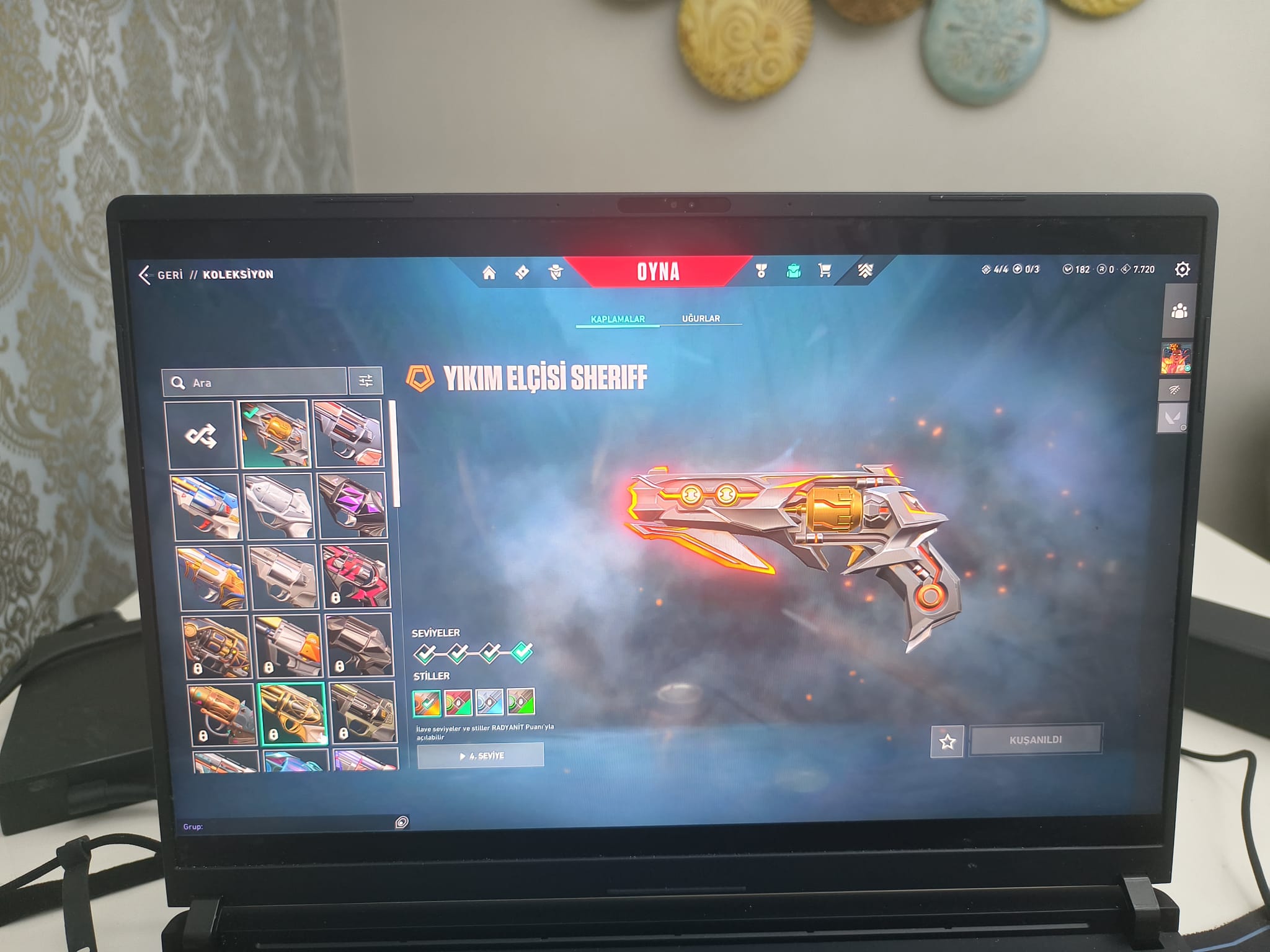 ZENGİN SKİNLİ VALORANT HESABI | ONI, ION, SPECTRUM, VCT BIÇAK | 10+ KNIFE