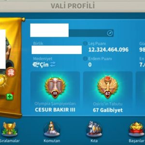 VİP19 — 6 KITA FULL SET LEGANDARY HESAP ! GÖÇE YAKIN ! 47/22 KRİTİK ! DKP CANAVARI ++ 1985 GUN HIZ ! 26B RSS ! ACİL SATTA OLDUĞU İÇİN  UYGUNA VERİLCEKTİR !