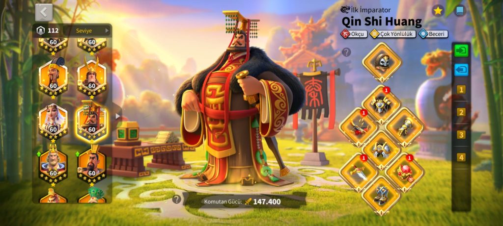 VİP16 HAZIR GÖÇ EDEBİLİR 5 KITA AÇIK ALAN HARİKA HESAP ! 1771 ADET EVRENSEL KAFA ! 14B RSS ! 1100 GÜN HIZLANDIRMA !