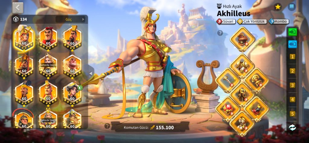 VİP19 SAVAŞ MAKİNASI 6 KITA FULL SET LEGANDARY HESAP ! 54/32 KRİTİK ! 45B RSS ! ÇANTA + ÜZERİNDEKİ !! 800 GÜN GENEL HIZLANDIRMA ! FULL META PRİME KOMUTANLAR !