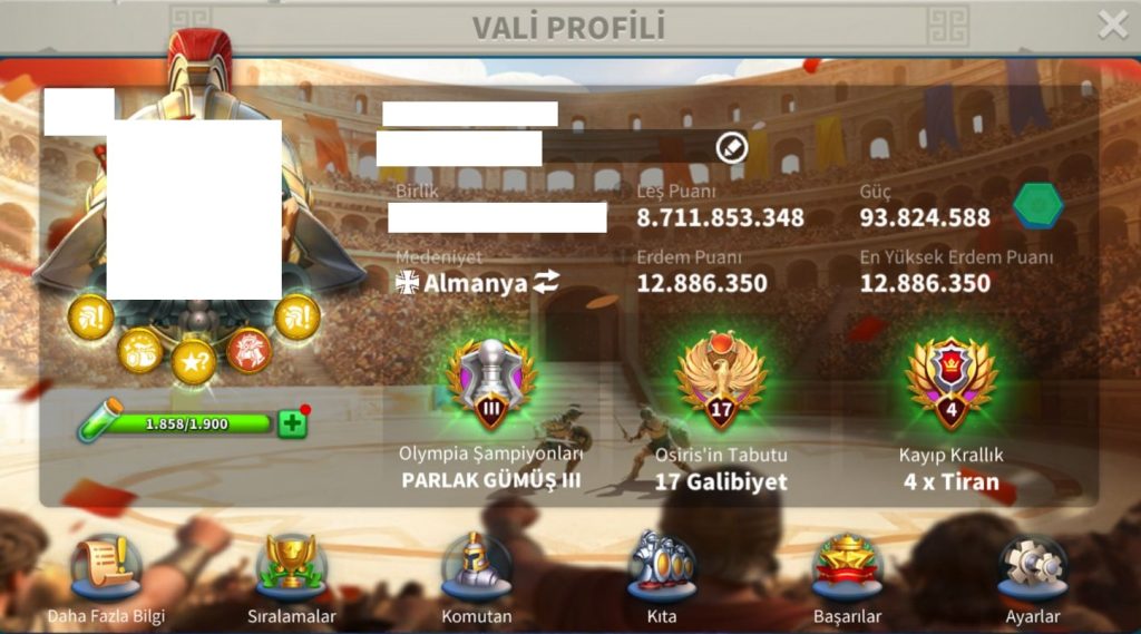 VİP19 SAVAŞ MAKİNASI 6 KITA FULL SET LEGANDARY HESAP ! 54/32 KRİTİK ! 45B RSS ! ÇANTA + ÜZERİNDEKİ !! 800 GÜN GENEL HIZLANDIRMA ! FULL META PRİME KOMUTANLAR !
