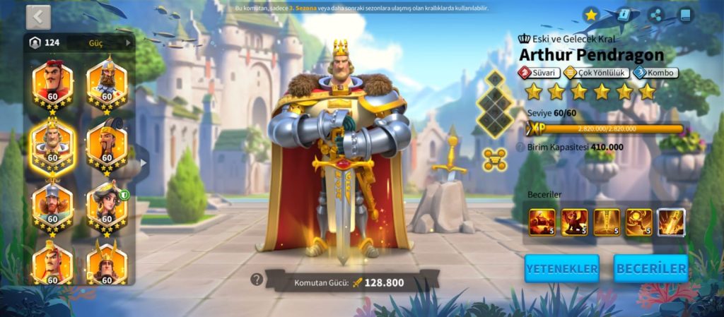 5B KP Lİ VİP 16 – F/P HESABI FULL KRİTİKLİ PİYADE SET!