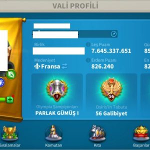 5 KITA FULL SET LEGANDARAY VİP17  HESAP ! VİP18 E SON 100K ! YATIRIMLIK !  FULL META PRİME ! 850 EVRENSEL KAFA ! 30B RSS ! 1100 GÜN HIZLANDIRMALI !