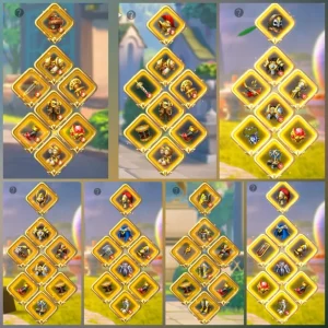 🔥7 KITA FULL SARI SET DEV SVİP !67 EKİPMAN-27 KRİTİKLİ VE 30 MİLYAR KİLL+ KAYNAK HESAP! 🔥