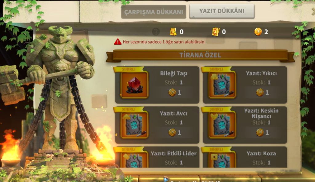 VİP 17 PİYADE RALLY GARNİZON + AÇIK ALAN CANAVARI BOL 5SV KRİTİKLİ