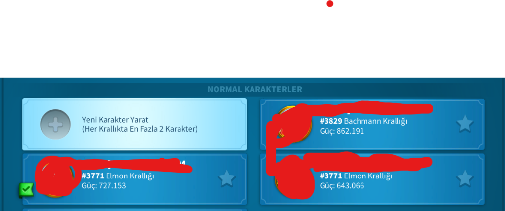3′ LÜ CH25 ALTI FARM HESABI !  2 Sİ HAZIR GÖÇ BİRİNDE PAS YOK !