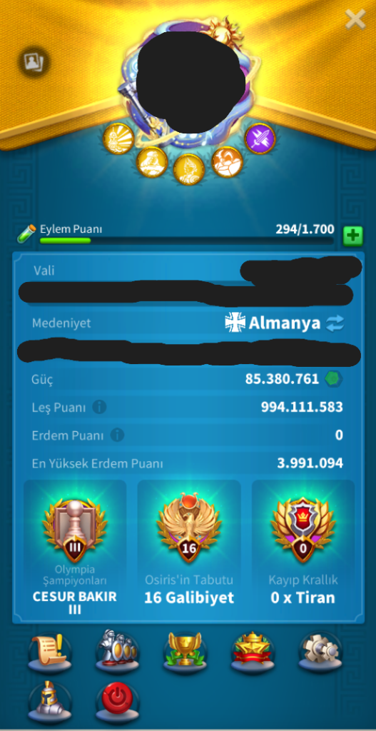 VİP16 HAZIR GÖÇ EDEBİLİR META PRİME SÜVARİ HESAP ! 16B RSS ++ 875 GÜN HIZLANDIRMA ! 653 ADET EVRENSEL KAFA !
