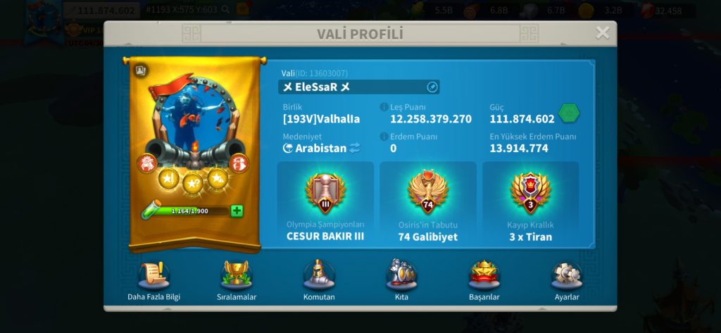 VİP18 HAZIR GÖÇ EDEBİLİR 6 KITA FULL SET LEGANDARY HESAP ! SÜVARİ SETİ KOMPLE V SET !! 1330 GÜN HIZ ! 12B RSS ++ 550 ADET EVRENSEL !