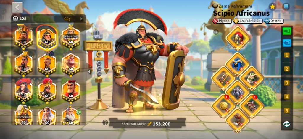 SVİP HAZIR GÖÇ EDEBİLİR 6 KITA FULL SET LEGANDARY HESAP ! FULL ZENİHT ! 670 ALTIN KAFA !  17B RSS // 800 GÜN HIZLANDIRMA ! 16B KP !!