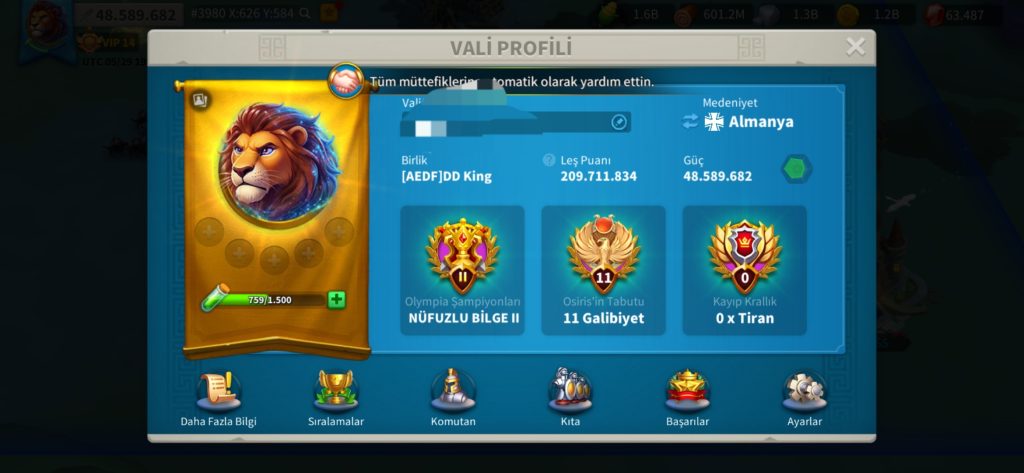 HAZIR GÖÇ EDEBİLİR SEZON2 CROSS GÖÇ YAPMAMIŞ TAZE KAN T5 HESAP !