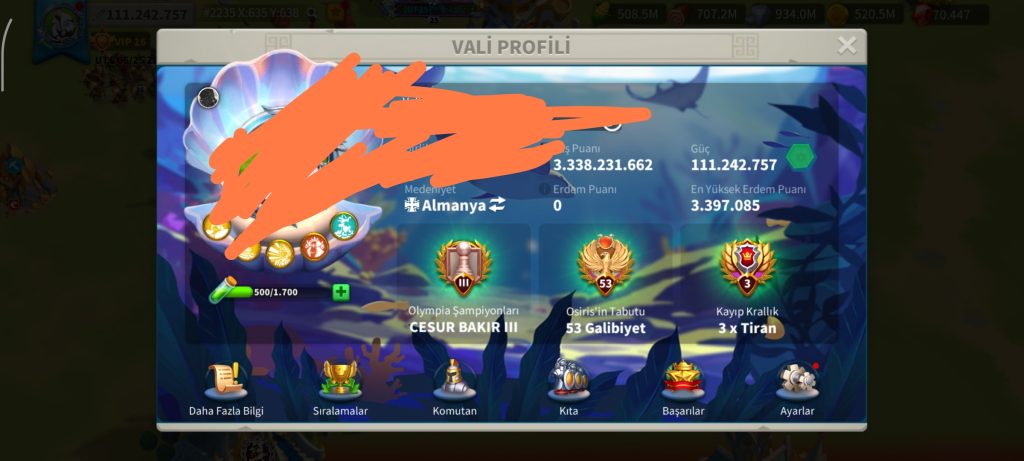 VİP16 // HAZIR GÖÇ EDEBİLİR 6 KITA FULL+FULL SET EMSALSİZ HESAP ! TR’ DE TEK EMSALLERDE STOKLARDA YOK ! 12B RSS // 800 GÜN HIZ !