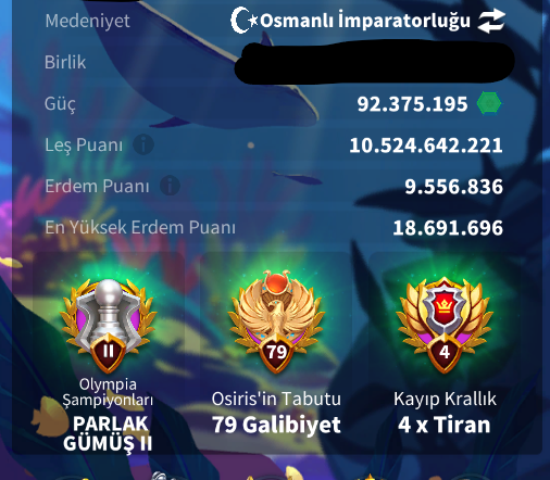 VİP17 HAZIR GÖÇ EDEBİLİR 5 KITA FULL SET HARİKA OKÇU HESAP ! 32B RSS ! EFSANE PRİME KOMUTANLAR !