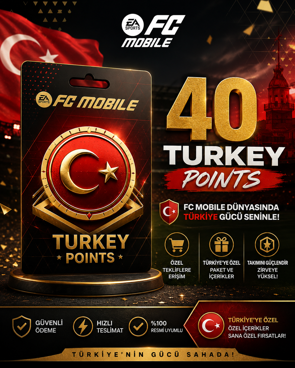 FC Mobile Turkey Points 40