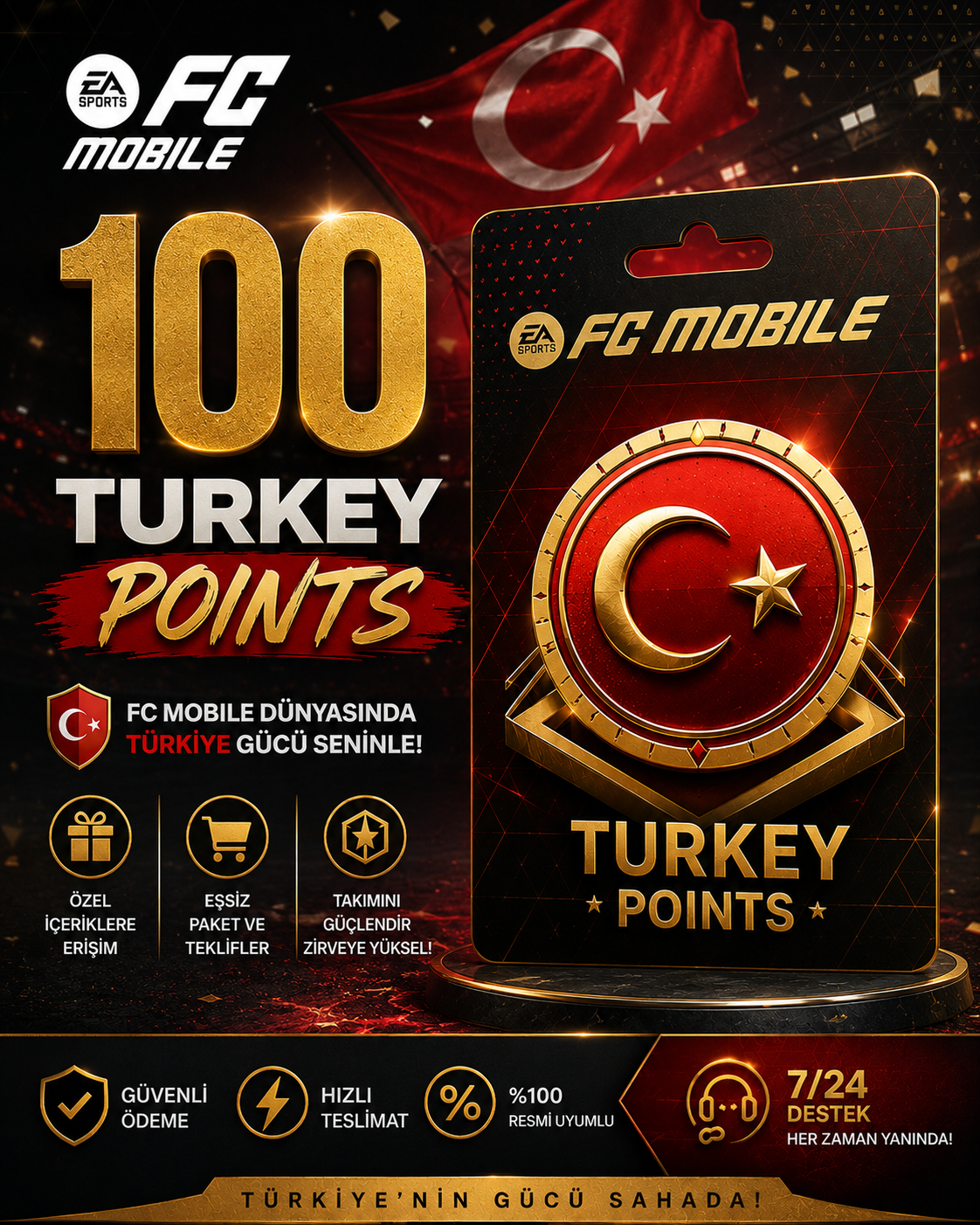FC Mobile Turkey Points 100