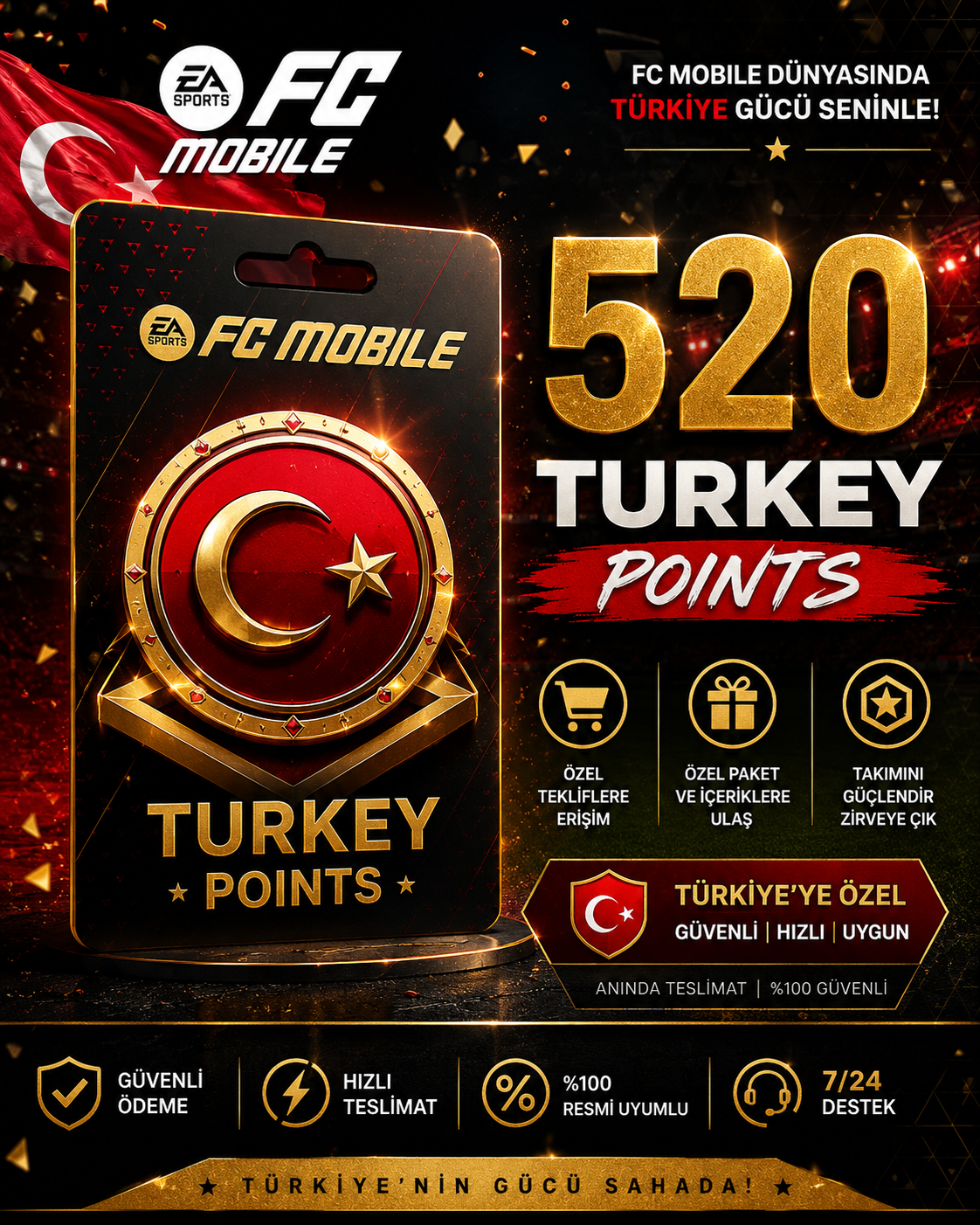 FC Mobile Turkey Points 520